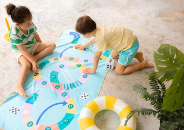 Speelhanddoek Large 'Snakes & Ladders'