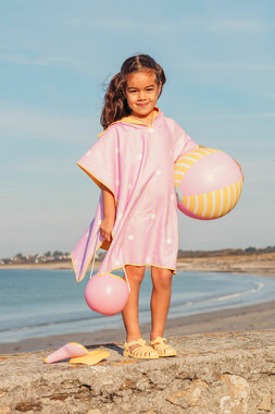 Poncho Banana pink