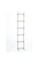 Dice Houten touwladder 6 sporten zwart touw