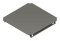 paneel 40 x 40 grijs