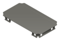 paneel 40 x 20 grijs