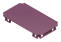 paneel 40 x 20 paars